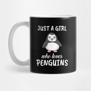 Just A Girl Who Loves Penguins Mug